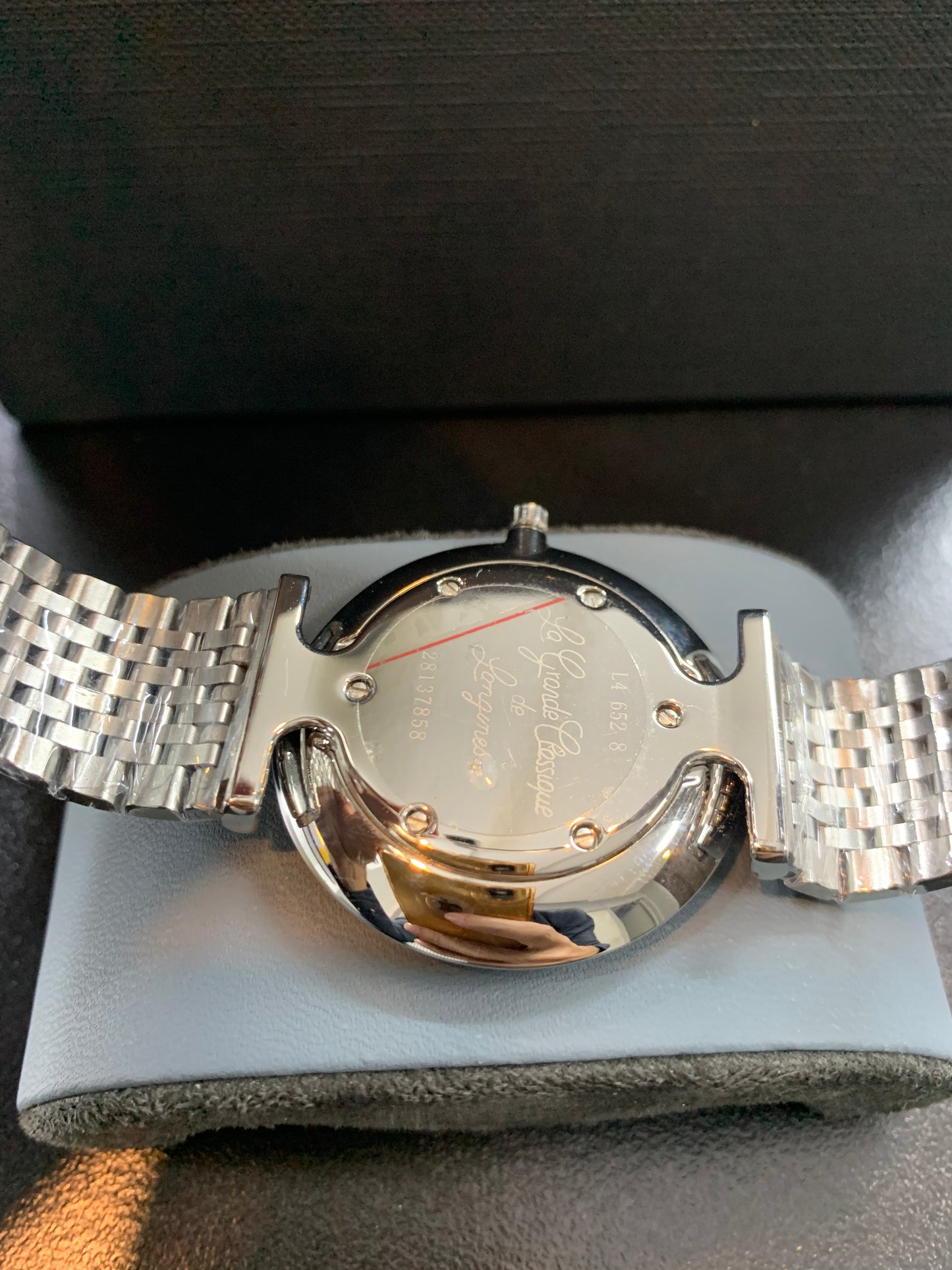 Longines Super Slim Silver Chain Quartz 39mm