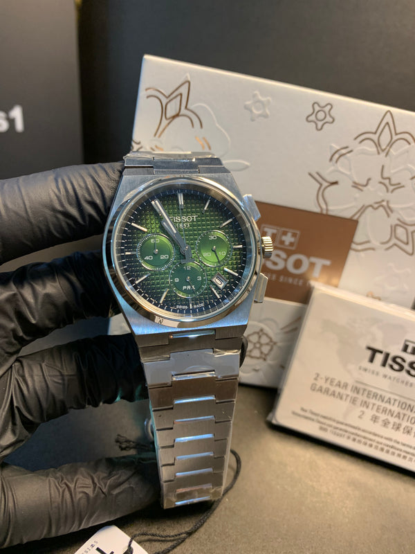 Tissot Chronograph Green Dial 40mm ⌚