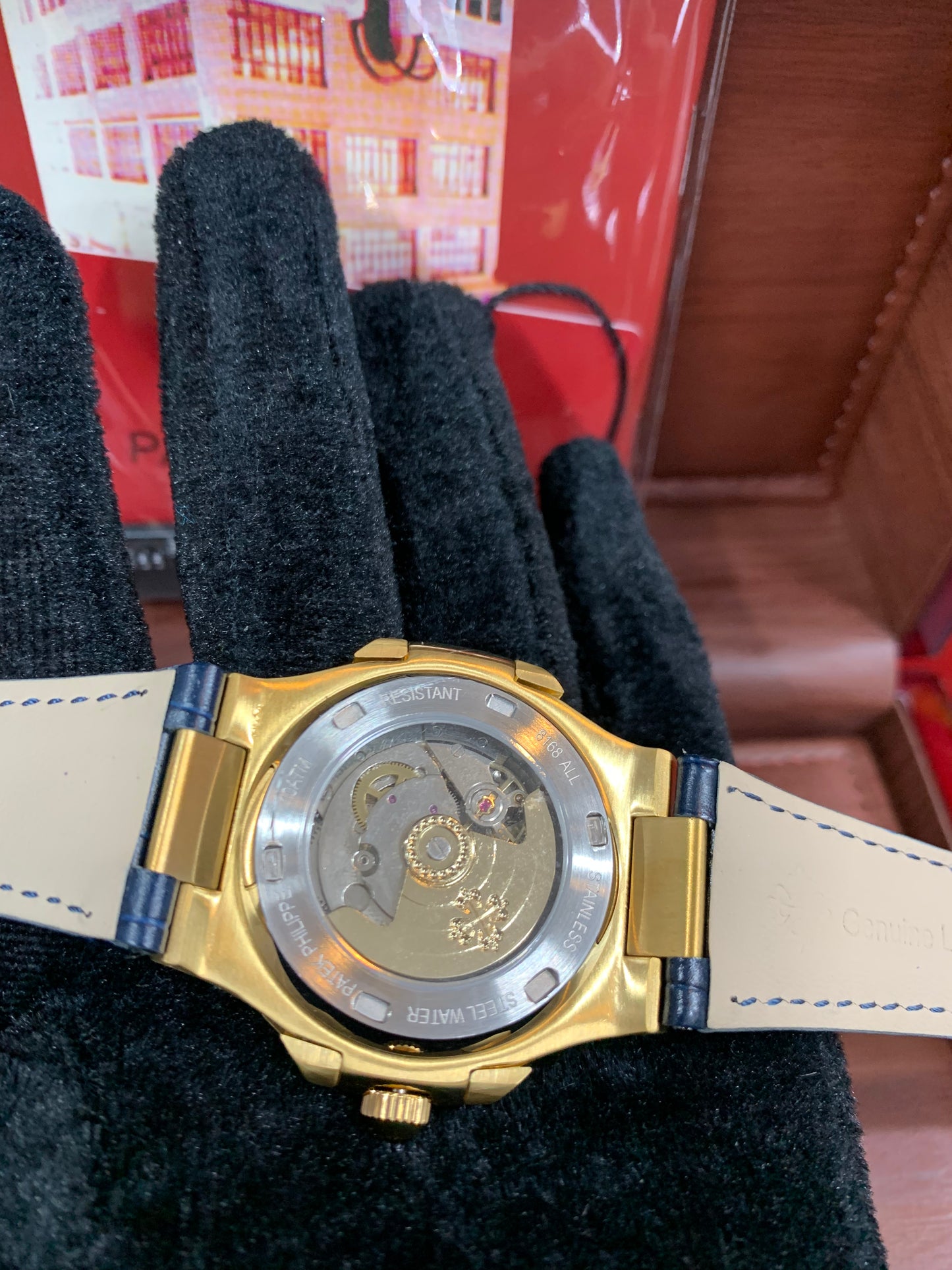Patek Philippe Nautilus Blue Strap Automatic 41mm