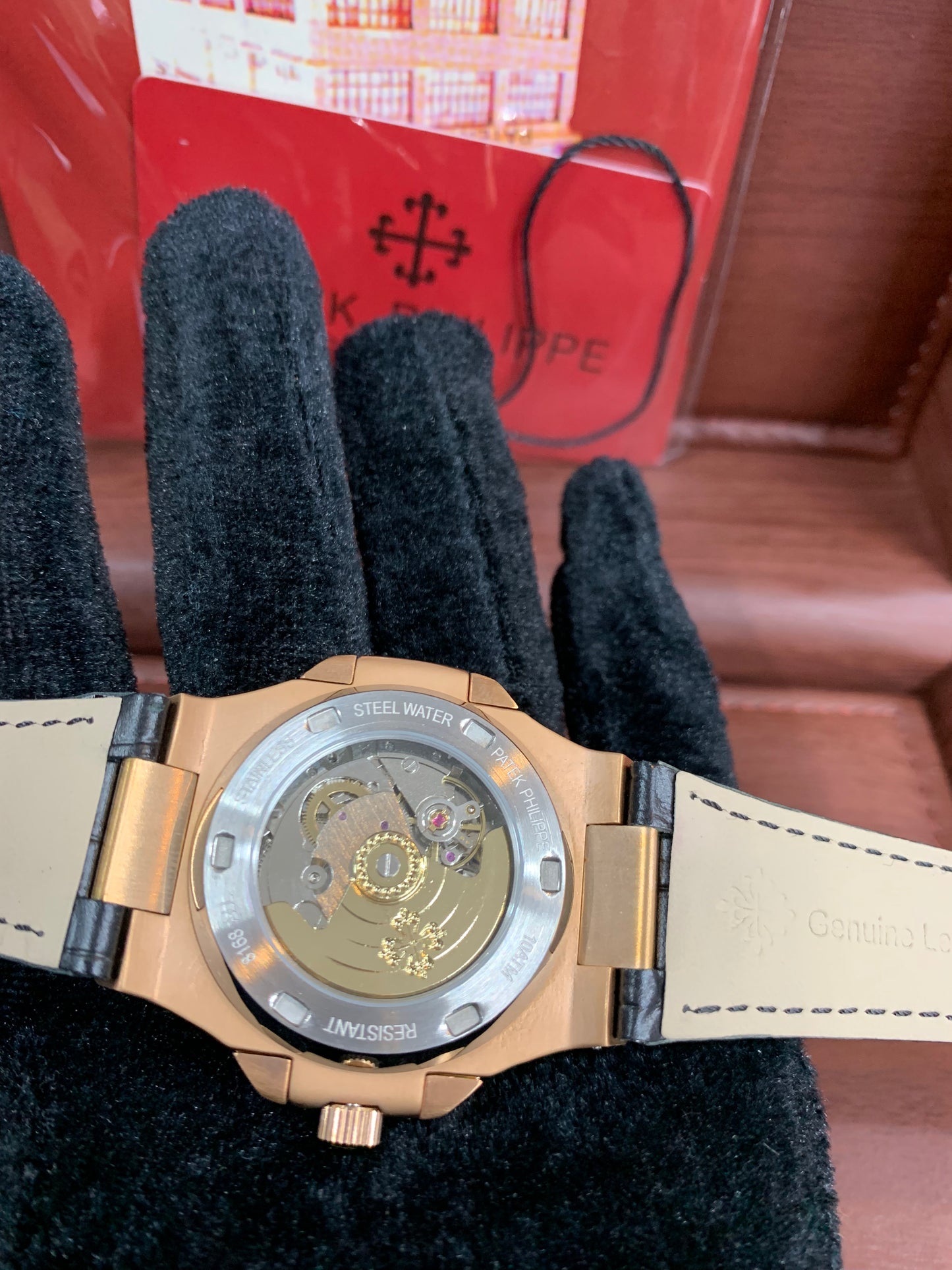 Patek Philippe Nautilus Black Strap Automatic 41mm