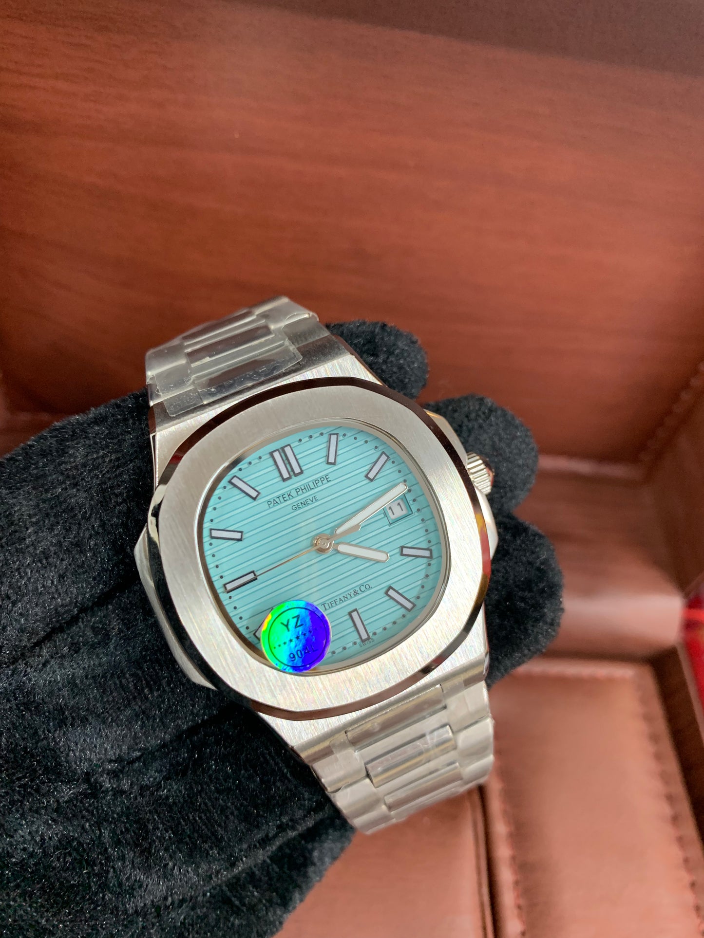 Patek Philippe Nautilus Tiffany Blue Dial  Automatic 41mm