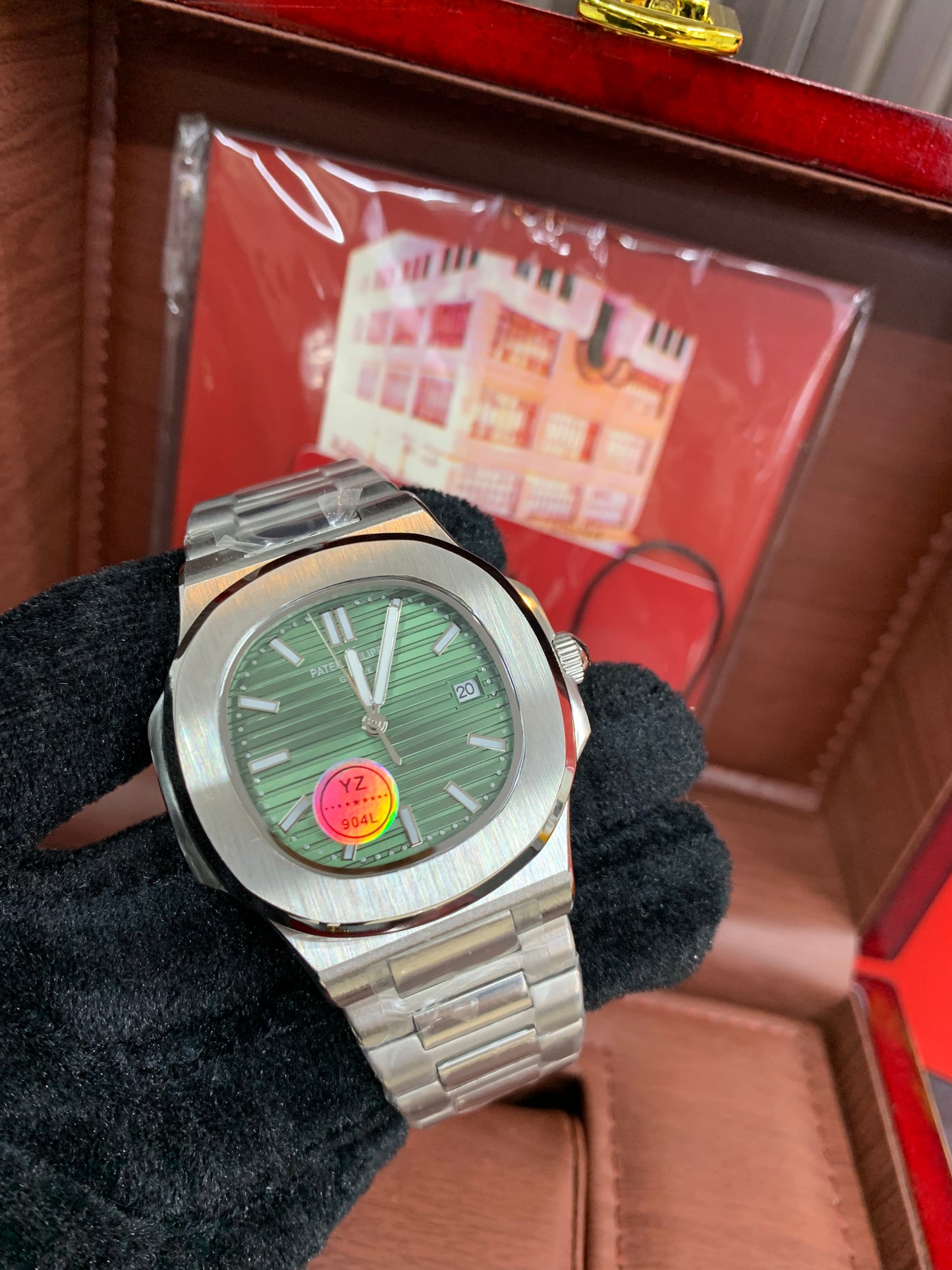 Patek Philippe Nautilus Green Dial  Automatic 41mm