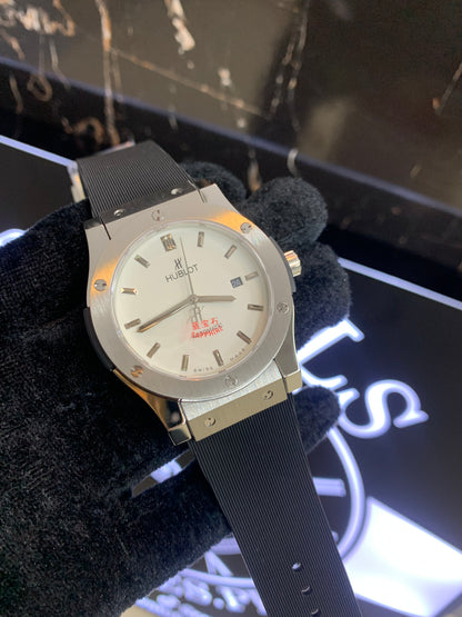 Hublot Black PVC Automatic 42mm