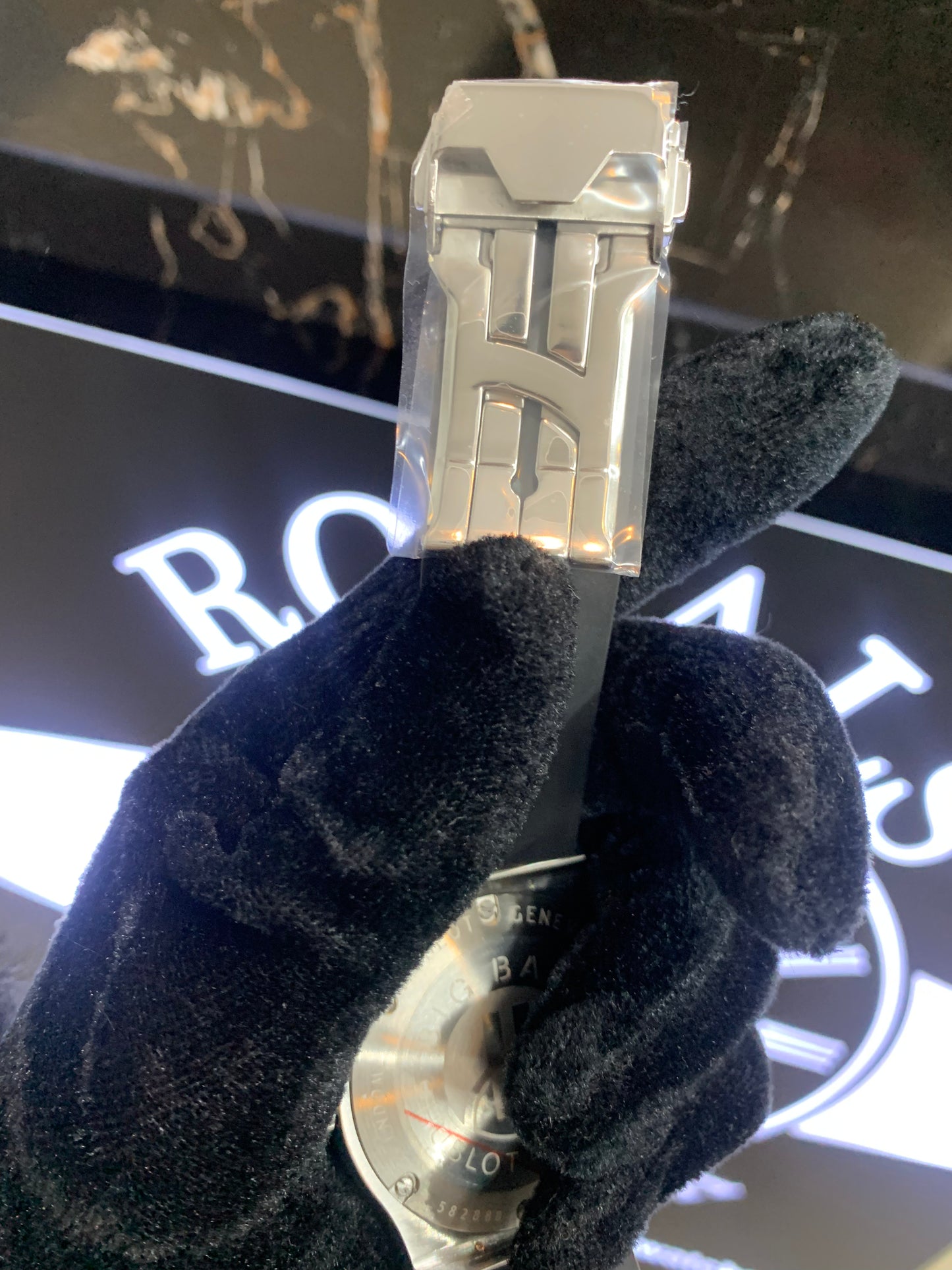 Hublot Black PVC Automatic 42mm