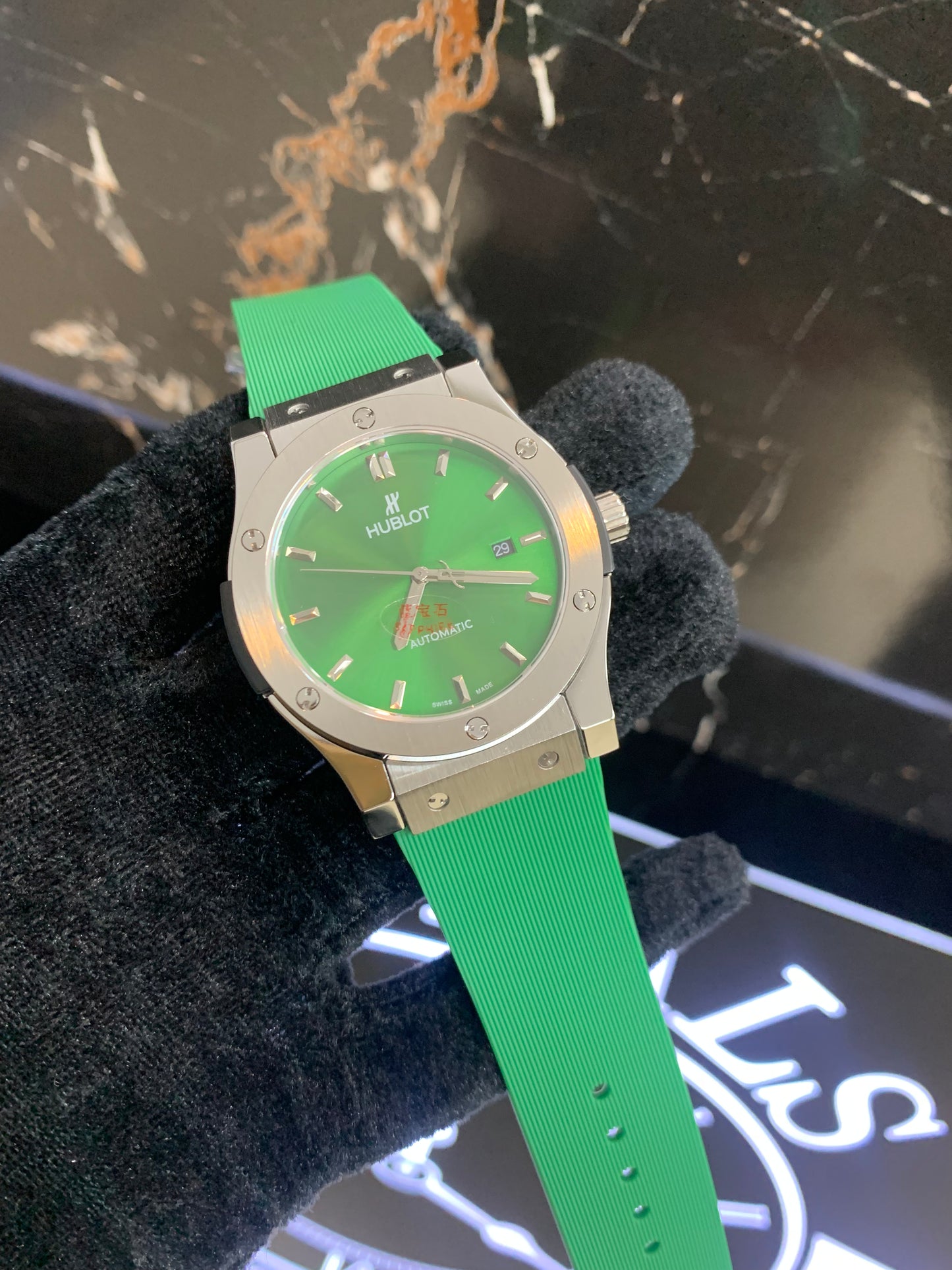 Hublot Green PVC Automatic 42mm