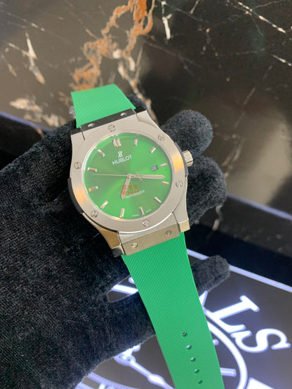 Hublot Green PVC Automatic 42mm