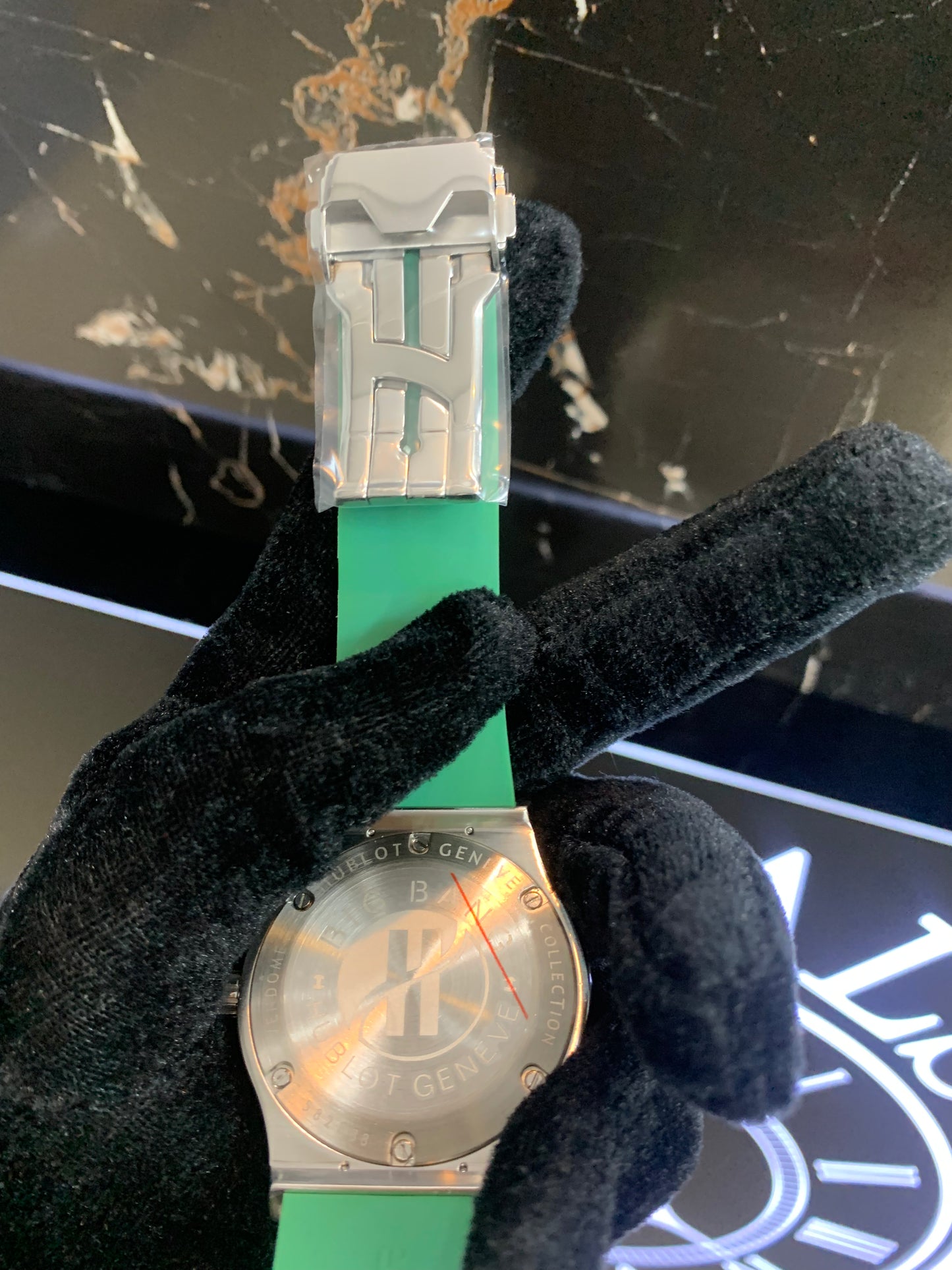 Hublot Green PVC Automatic 42mm