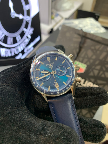 TAG Heuer Chronograph Blue Strap 41mm