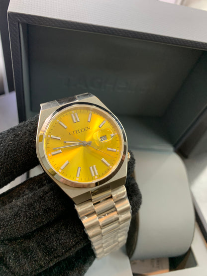 Citizen Date Silver Chain Quartz 39mm