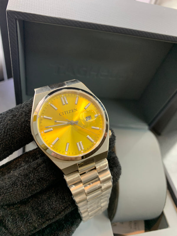 Citizen Date Silver Chain Quartz 39mm