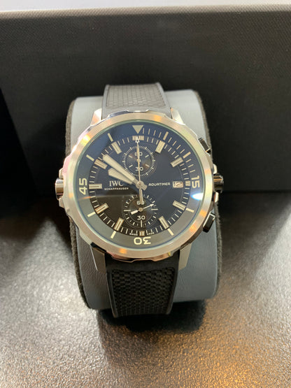 IWC AQUATIMER Black Rubber Chronograph 41mm