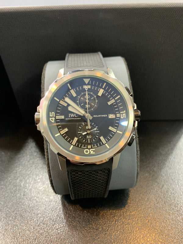 IWC AQUATIMER Black Rubber Chronograph 41mm