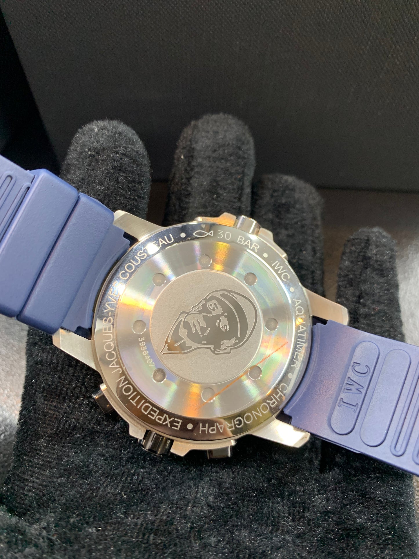 IWC AQUATIMER Blue Rubber 41mm