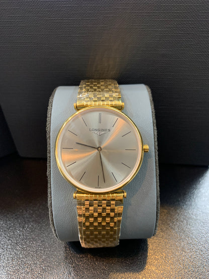 Longines Super Slim Golden Chain Quartz 39mm