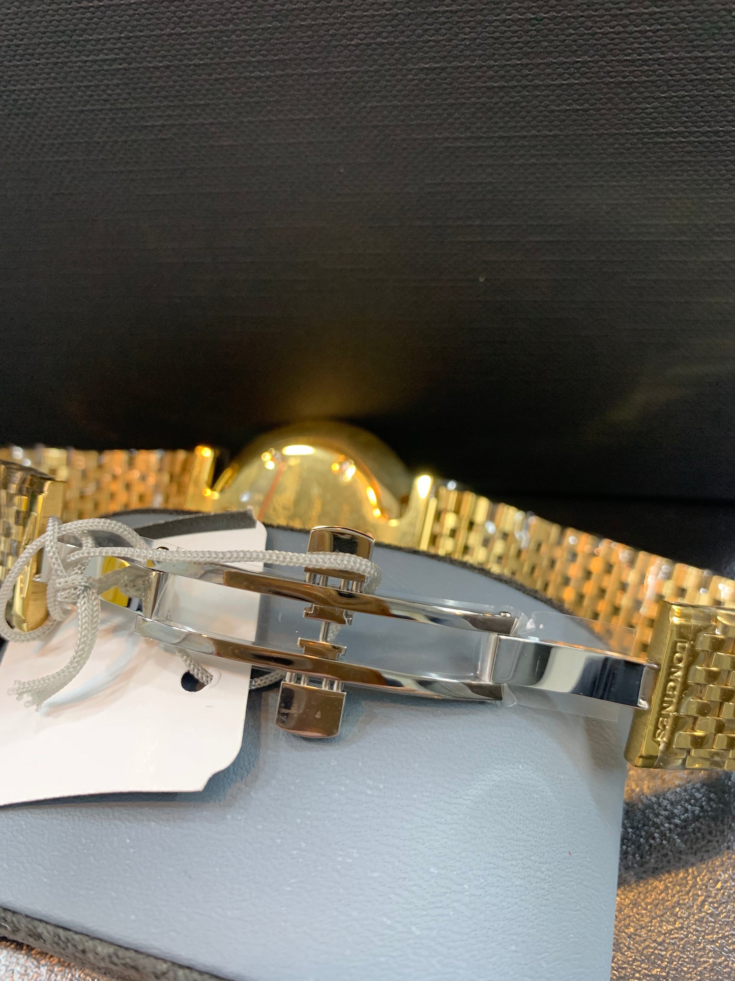 Longines Super Slim Golden Chain Quartz 39mm