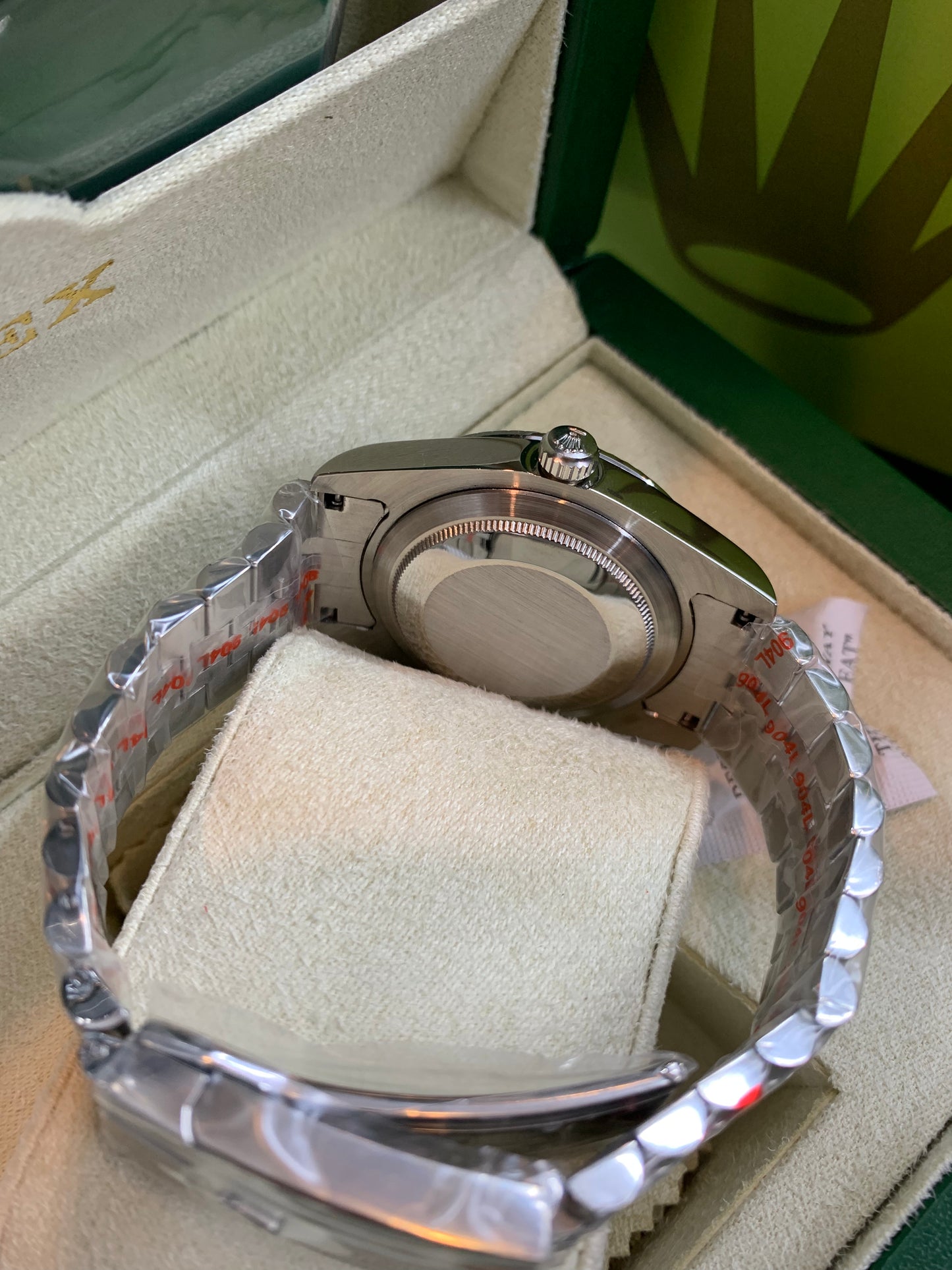 Rolex Just Date Silver Chain 40mm