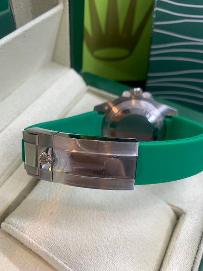 Rainbow Submariner Green Rubber Automatic 42mm