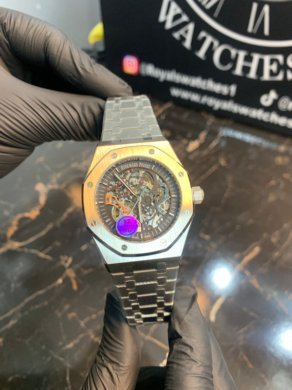 Audemars Piguet Skeleton Silver Chain Automatic 41mm