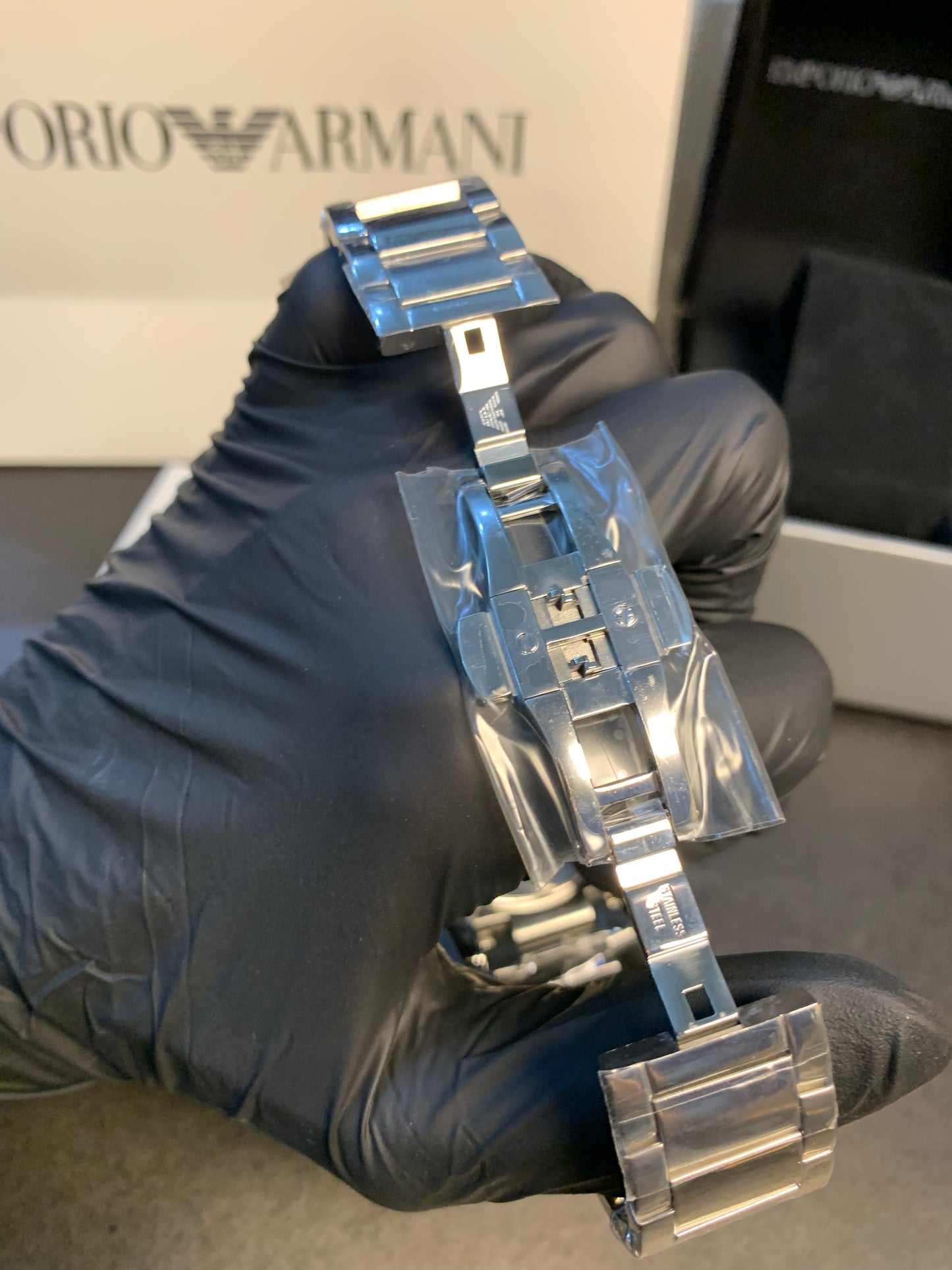 Emporio Armani Blue Dial Chronograph 43mm