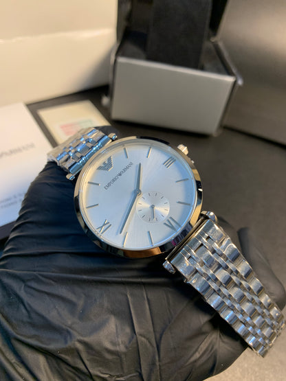 Armani Silver Dial 40mm Quartz