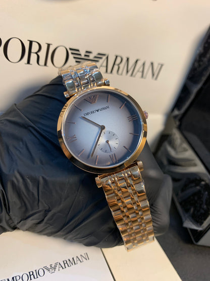 Armani Rosegold Gray Dial 40mm