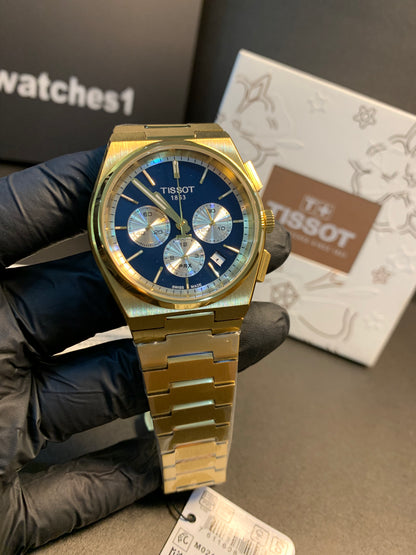 Tissot Chronograph Blue Dial 40mm ⌚