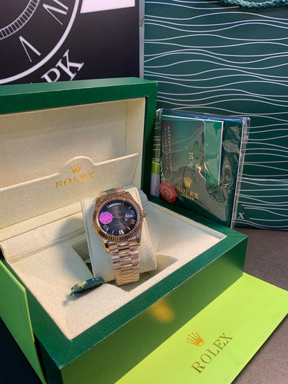 Rolex Day-Date Ombre Rose gold 40mm Dial Size 👑
