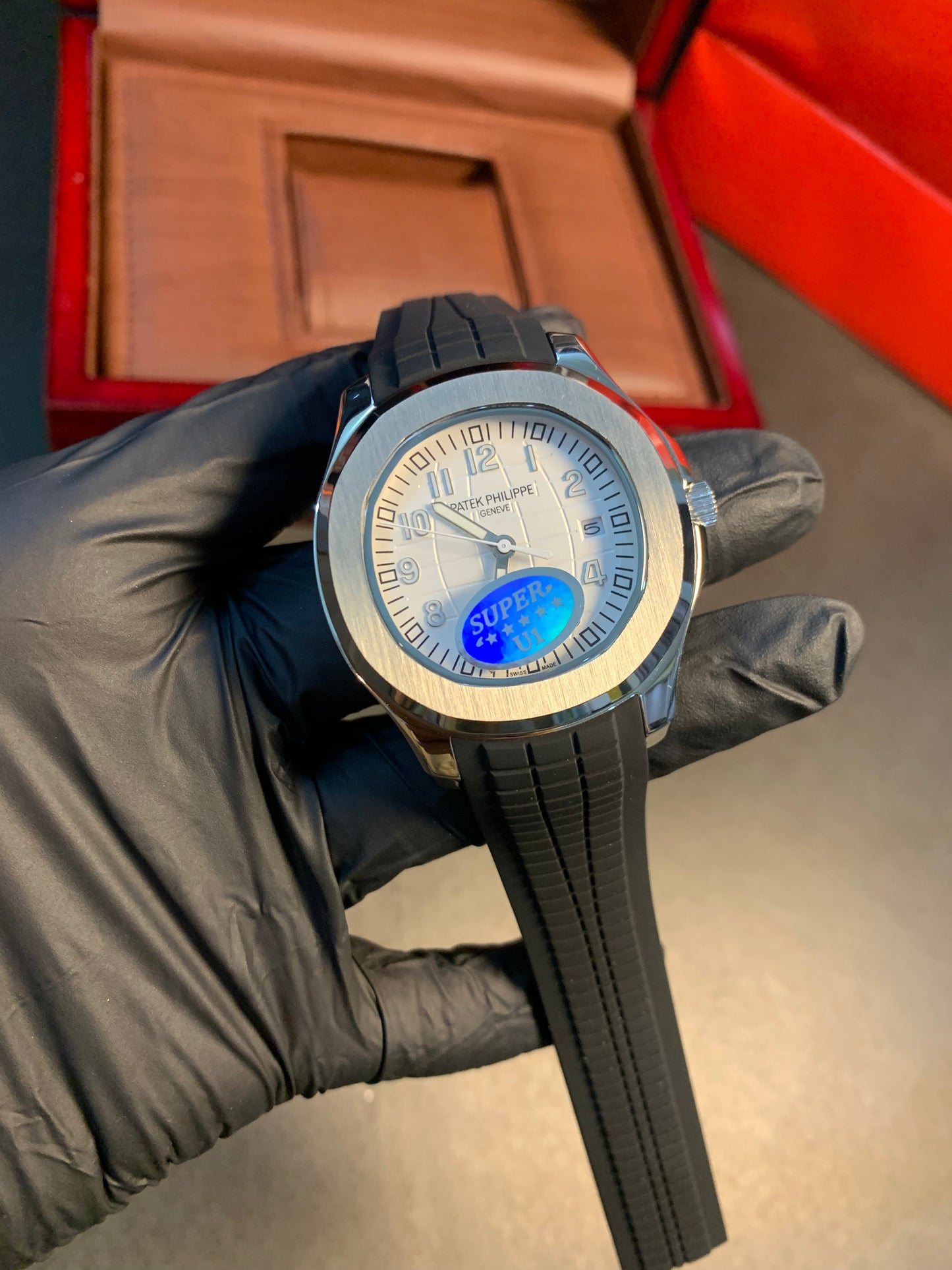 Patek Philippe Aquanaut Black Strap 40mm