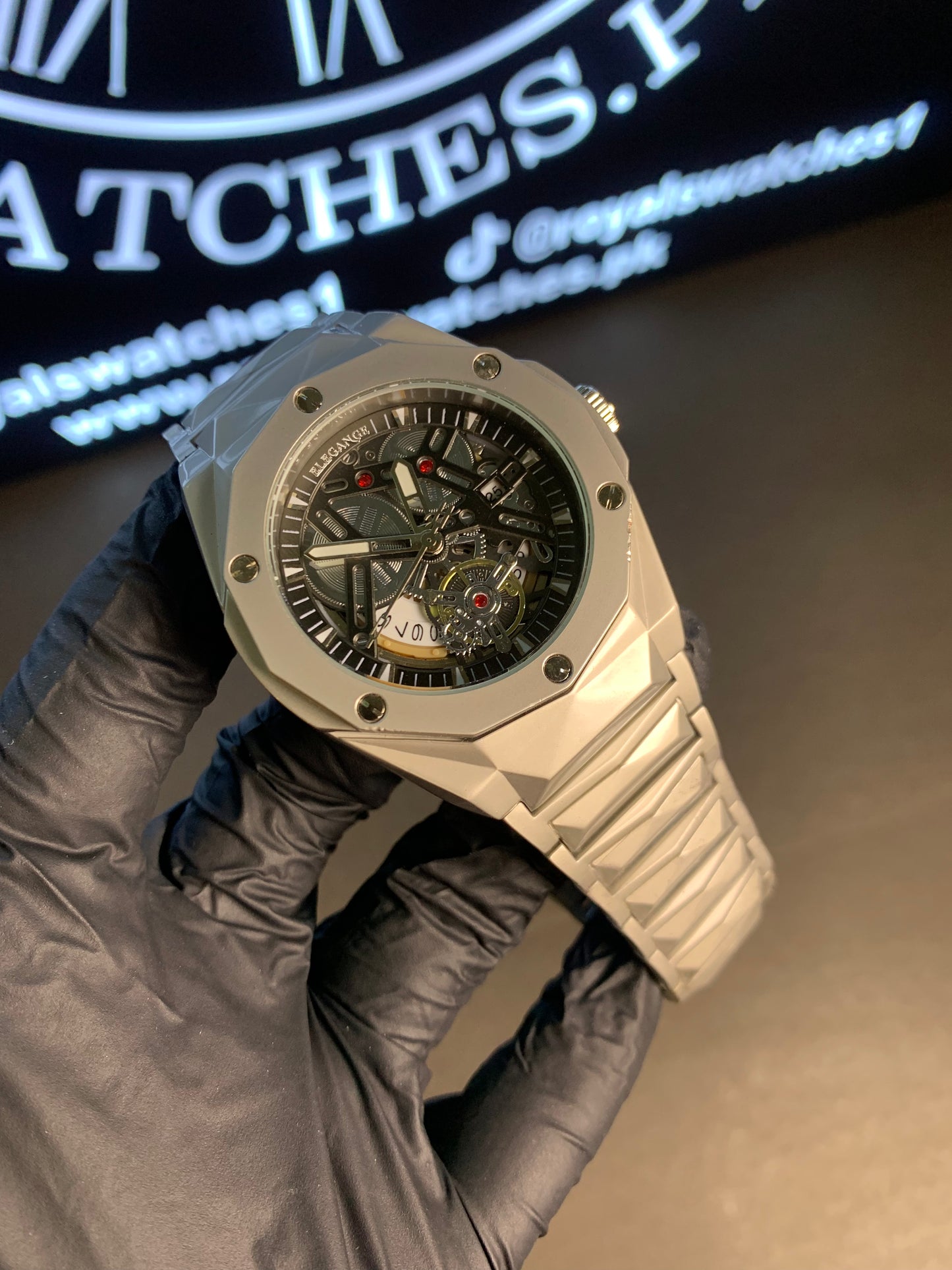 Hublot Silver Chain Semi-Auto
