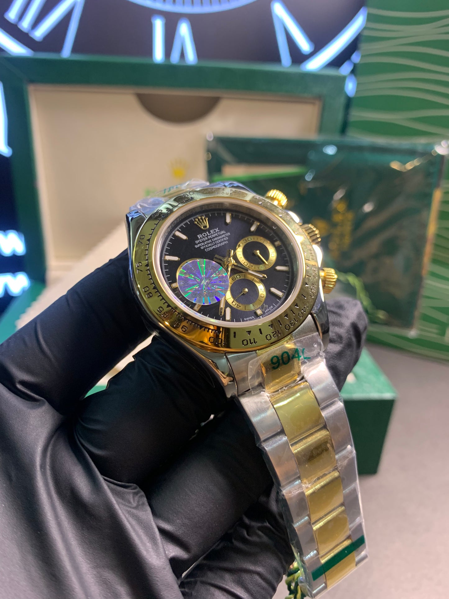 RLX Daytona Two-Tone Chain Automatic Chronograph 40mm