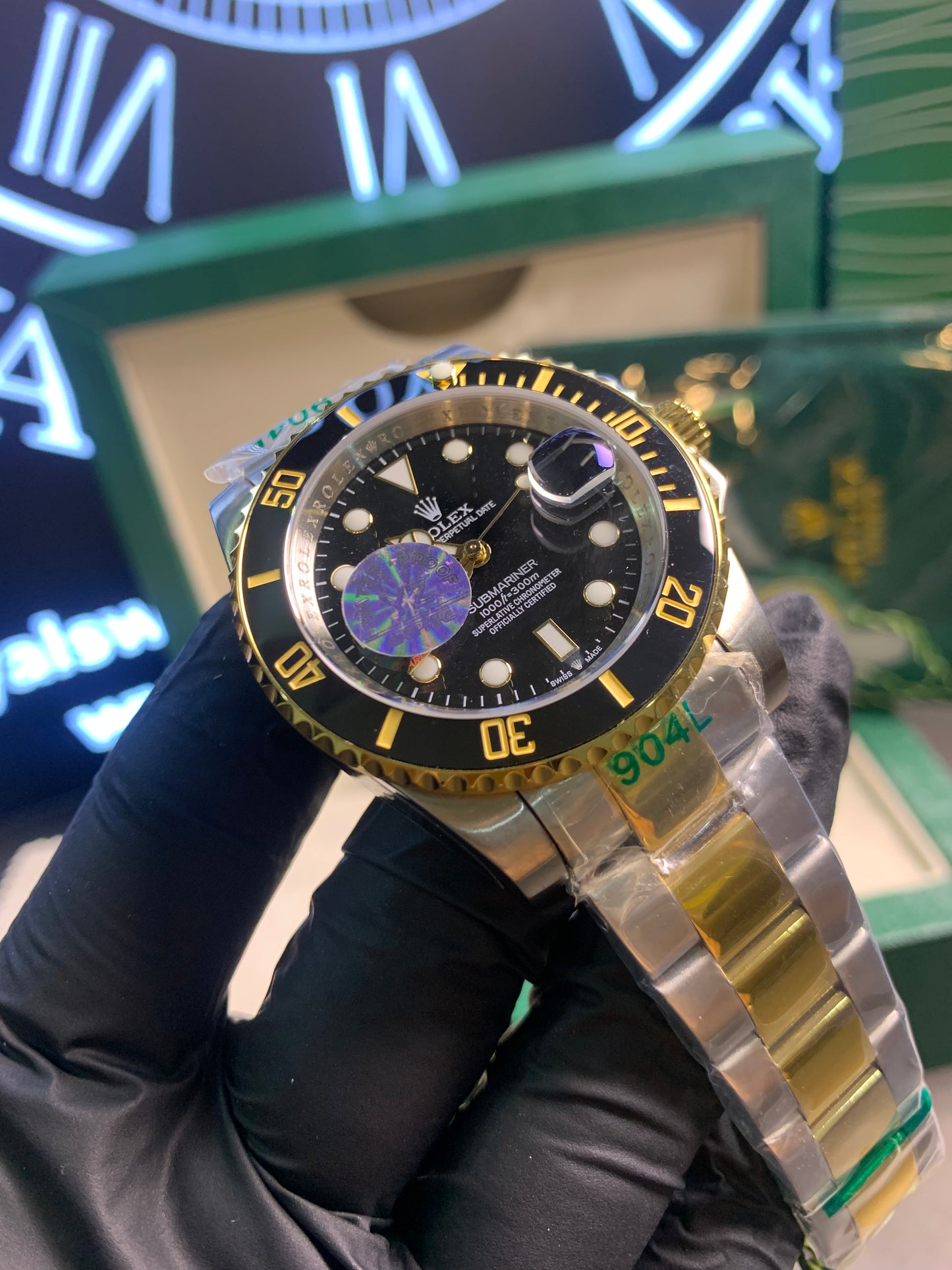 RLX Submariner Two-Tone Automatic Rotating Bezel 41mm