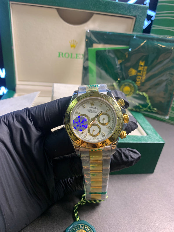 RLX Daytona Two-Tone Chain Automatic Chronograph 40mm