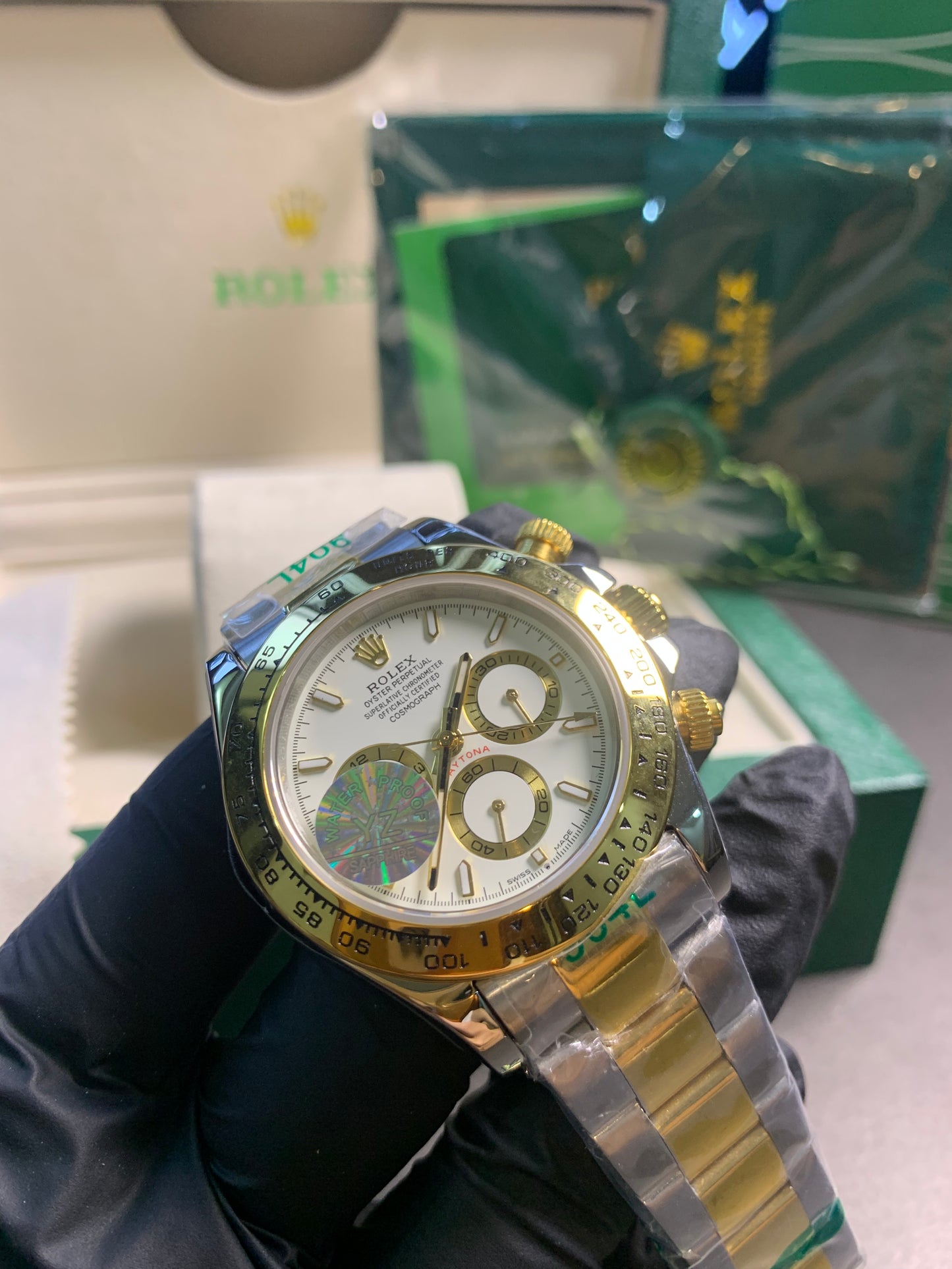 RLX Daytona Two-Tone Chain Automatic Chronograph 40mm