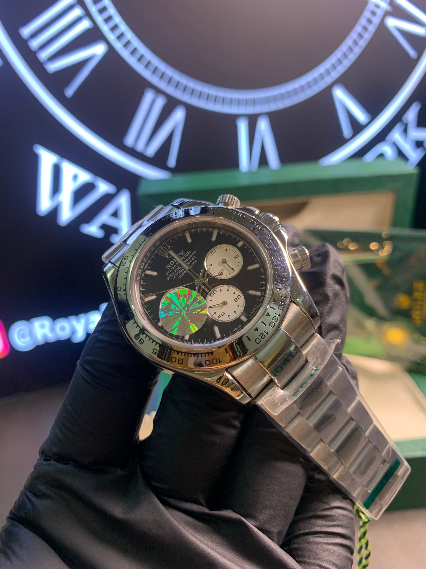 RLX Daytona Silver Chain Automatic Chronograph 40mm