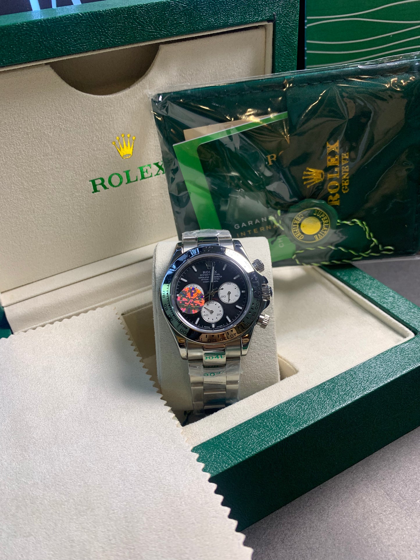 RLX Daytona Silver Chain Automatic Chronograph 40mm