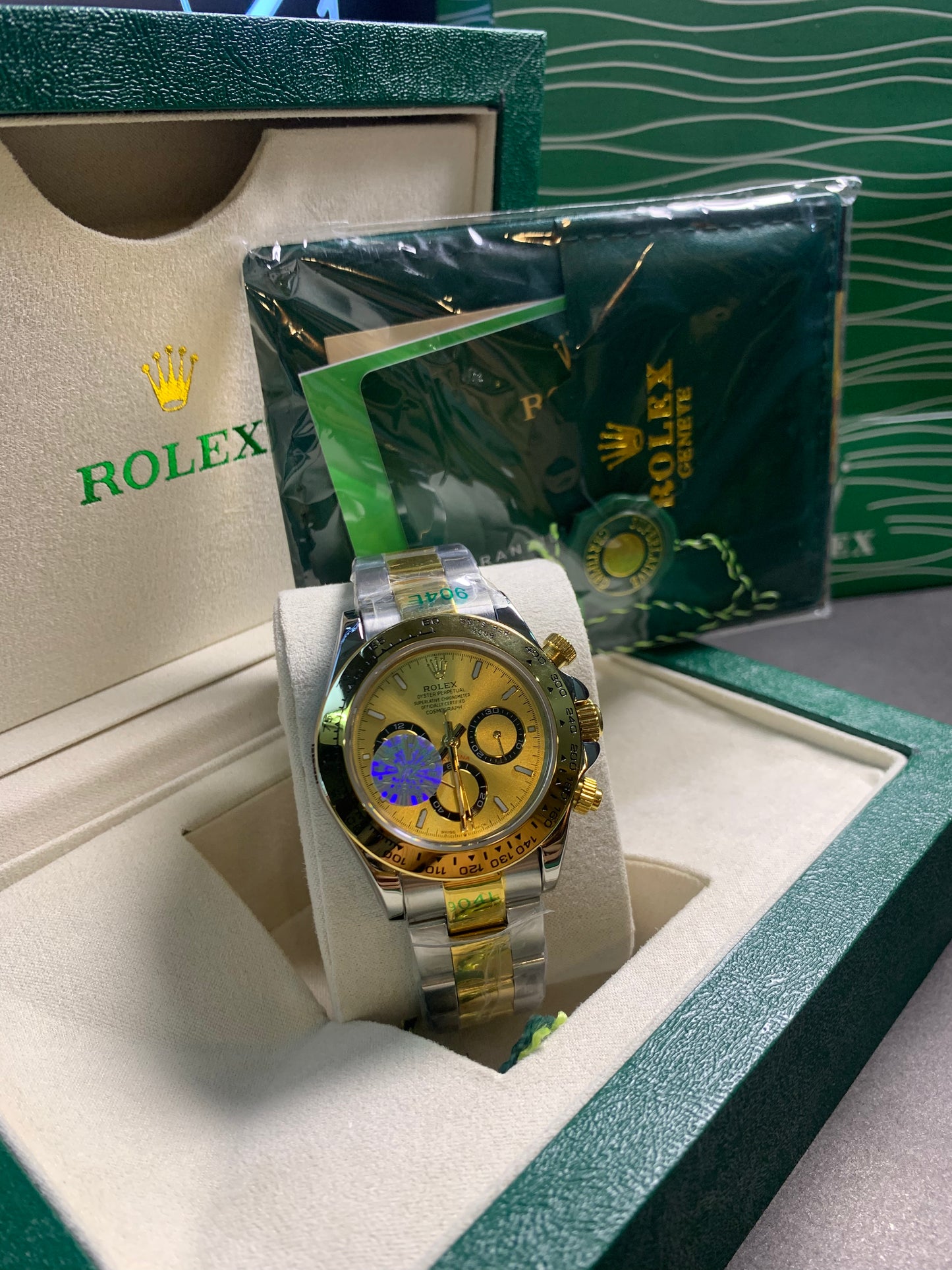 RLX Daytona Two-Tone Chain Automatic Chronograph 40mm