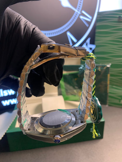 RLX Oyster Date Silver Chain Automatic 41mm ⌚