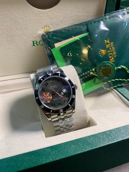 RLX Oyster Date Silver Chain Automatic 41mm ⌚